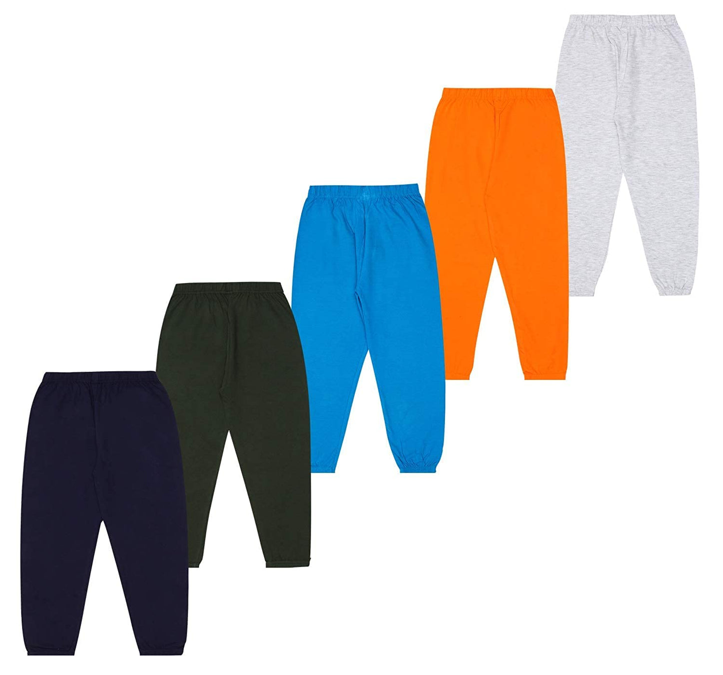 Kyda Kids BoyS And GirlS Loose Fit Cotton Trending Printed Track Pant (Pack Of 5) Multicolour