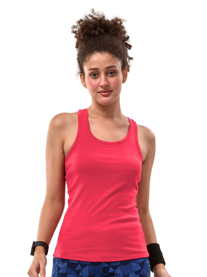 Lyra WomenS Stretchable Premium Cotton Racerback Tank Top