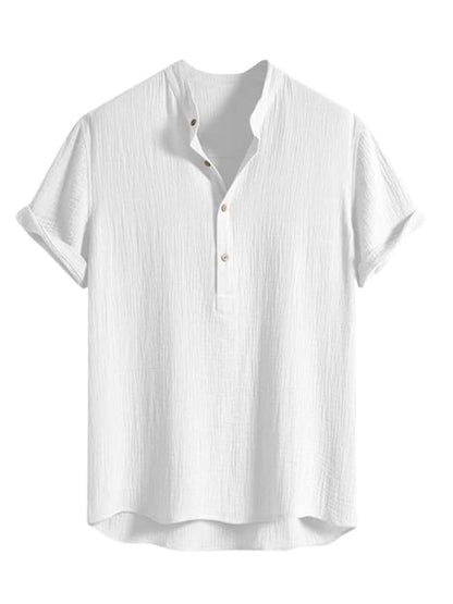 Leriya Fashion MenS Half Sleeve Casual Plain T-Shirt  Stylish & Comfortable White