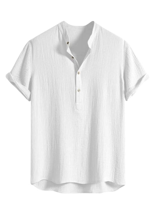 Leriya Fashion MenS Half Sleeve Casual Plain T-Shirt  Stylish & Comfortable White