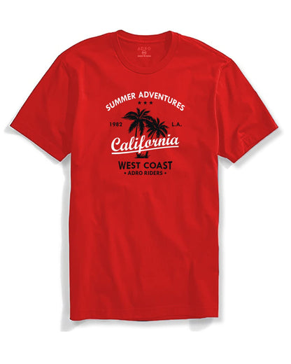 ADRO Summer Adventures California Mens Printed T-Shirt (S)