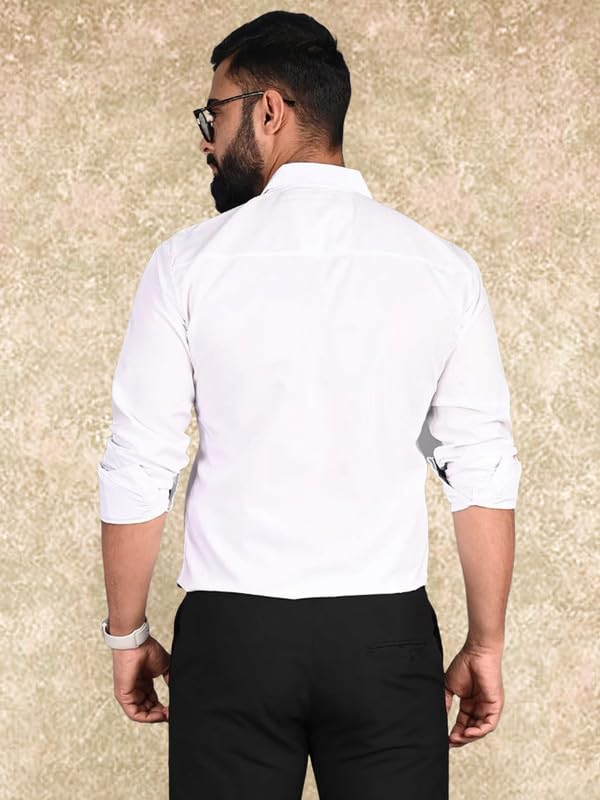 Tee Projekt Casual Shirt for Men Regular Fit Long Sleeve Shirt Suitable for Event Formal Wear