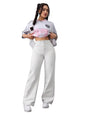Tagas Womens Jeans || Womens Pant ||Cargo ||Girls high Rise Pant||(WDJ-8) White