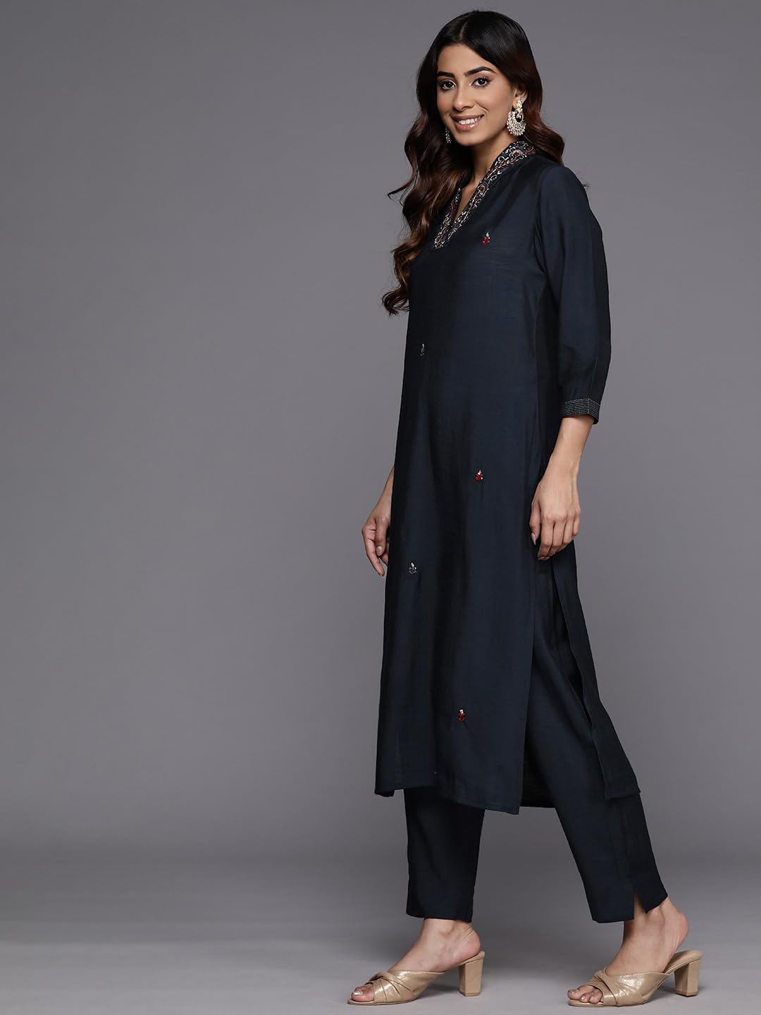 Varanga WomenS Cotton Kurta Kurta Bottom Set