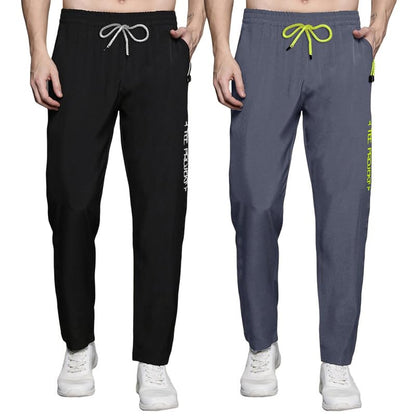 Pinkmint Combo Track Pant for Men Soild with Pocket Active Wear ll Gym Wear (Pack of 2)