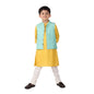 Fabindia Kids Silk Printed Nehru Jacket Viscose_6-8Y