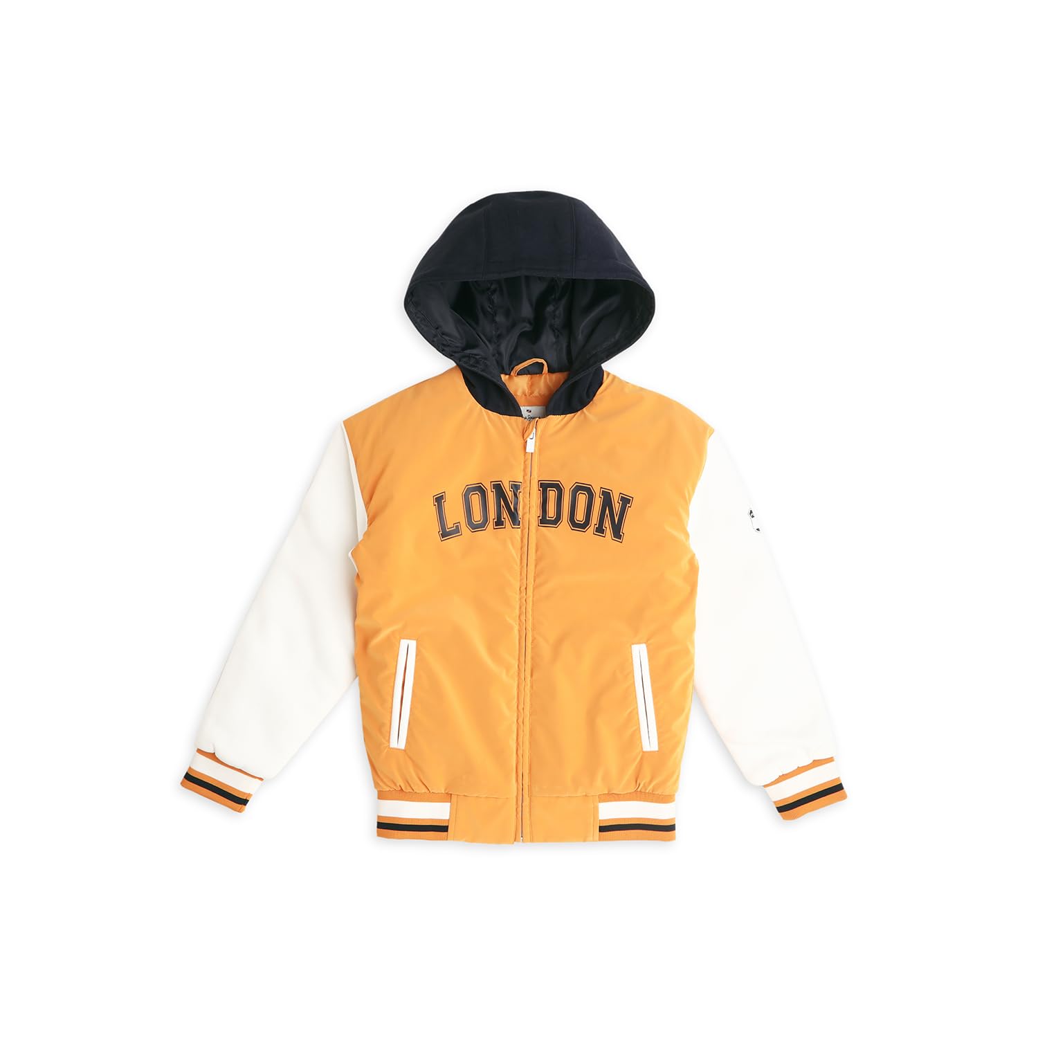 Pepe Jeans BoyS A-Line Coat (Pb401265_Tumeric Yellow_Turmeric
