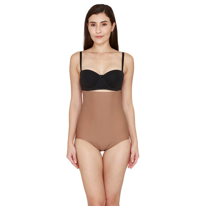 Zivame Medium Control Highwaist Shaper Brief- Skin