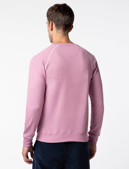 FYLTR Mens Casual Raglan Sleeve Sweatshirt with Pocket Detail - Full Sleeve | Rib Hem & Cuff | Casual Winterwear for Men Peony