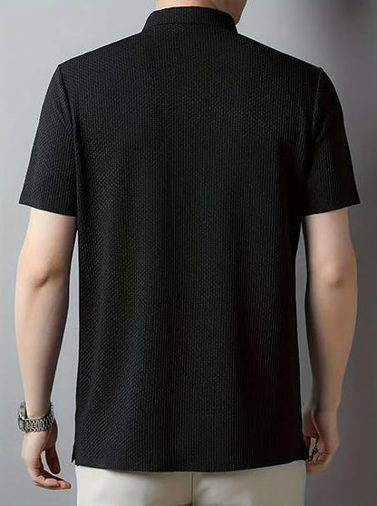 Trillmixa Textured T-Shirt For Men || Casual T-Shirt For Men || T-Shirt For Men || Men Stylish T-Shirt || Men Fancy T-Shirt || P
