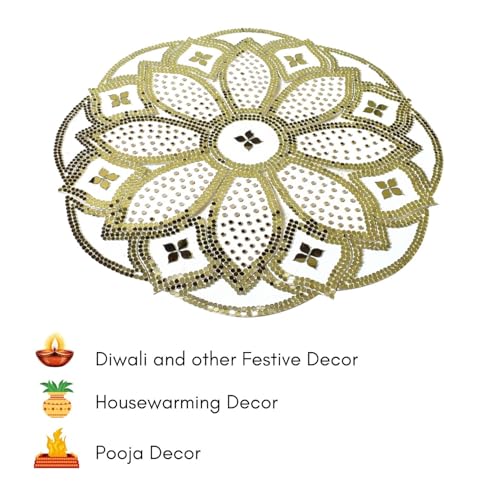 One Minute Rangoli - White 24