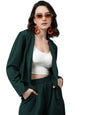 Kotty WomenS Solid Single Breasted Casual Blazer