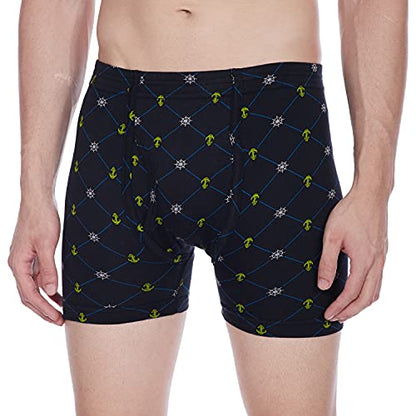 Rupa Frontline Printed Trunk for Men, 100% Cotton Material, Inner Elastic, Pack of 3 Assorted