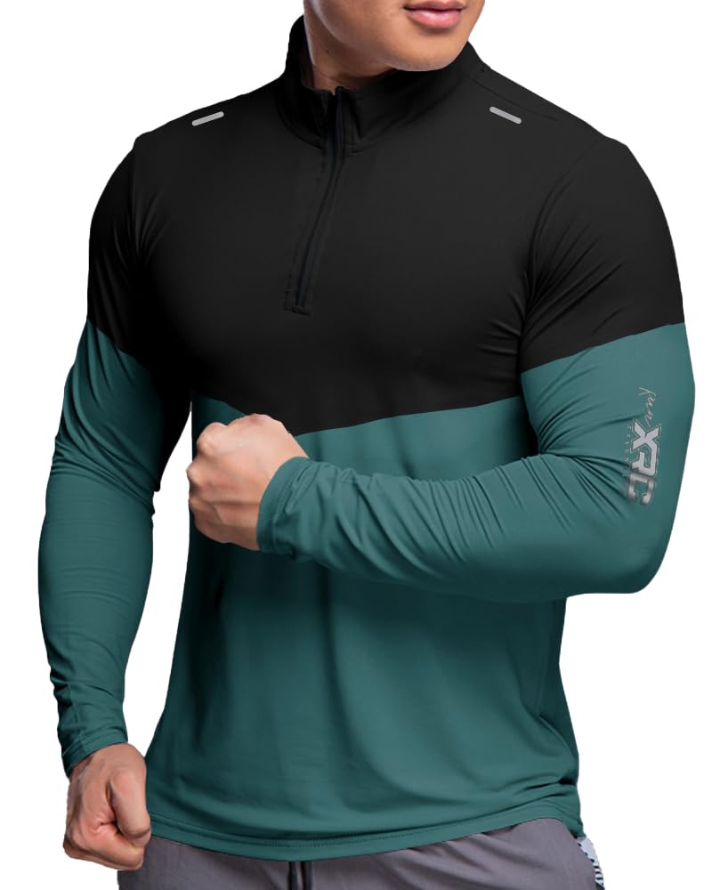 Noble Monk MenS Regular Fit Round T Shirt |Full Sleeves |Solid Pattern | Casual T-Shirt For Men