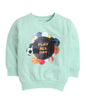 Bumzee Mint Green Boys Full Sleeves Sweatshirt Age - 12-18 Months (Peb8654D-Mgn)