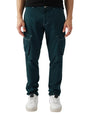 The Souled Store Solids: Indigo Blue Men and Boys Regular Fit Cotton Cargo Pants Mens Cargo Pants Trousers for Men Multi-Pocket