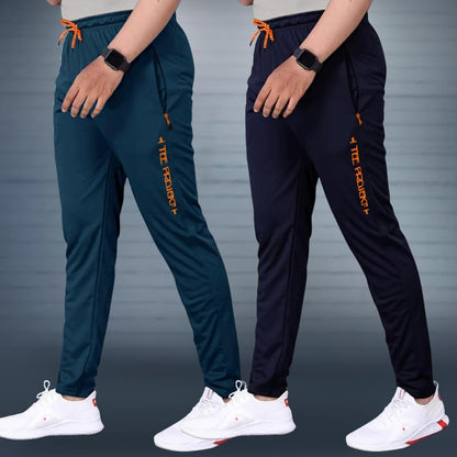 Pinkmint Combo Track for Men Lycra with Pocket for Gym, Tracking, Toga, Sport, Home