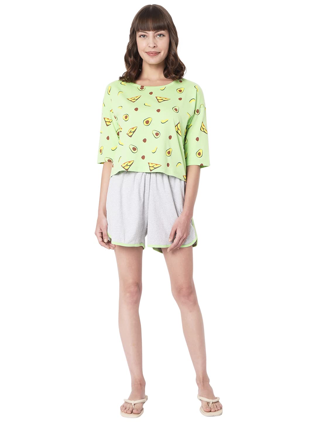 Vero Moda Ease Regular Fit Night Set (10272823_Opaline Green_L)