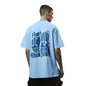 Nobero MenS Typography Oversized Fit T-Shirt (1M-Twrt-C1005-Bs_Be You-Powder Blue