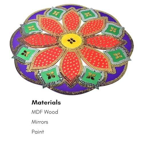 One Minute Rangoli - Red 12