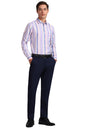 Allen Solly Men Slim Fit Striped Formal Full Sleeve Shirt