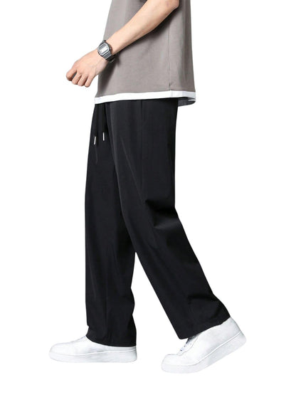 Greciilooks Men Regular Mid Rise Track Pant Stretchable Loose Fit Gym Joggers Korean Style Workout Pants With Trendy Gym & Stree