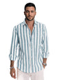 BE Active Mens Solid Regular Fit Shirt (RF0024_Turquoise