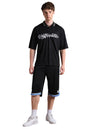 Hubberholme Men Oversized Straight Fit Printed Co-Ord_8