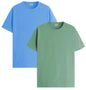 ADRO T Shirts Pack of 2 Mens Tshirts Cotton T Shirts for Men Tshirt T-Shirts Combo T Shirts Tshirts for Men Plain Solid Tshirts