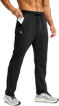 CB-COLEBROOK Mens Fleece Lined Winter Pants with 3 Zipper Pockets Warm Athletic Joggers Workout Running Sweatpants for Men Trec