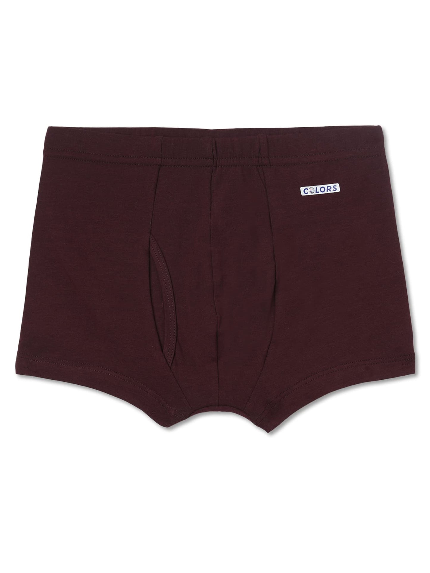 Rupa Frontline Colors Kids Front Open Mini Trunks 110|Soft-Touch Cotton Stretch|Snug Fit|Inner Elastic|Breathable Fabric|Pack o