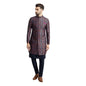 Kisah Sherwani Set For Men  Silk Blend Jacquard Textured Indo Western Sherwani With Kurta And Trouser | Designer Ethnic Outfit F
