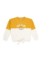 Pepe Jeans GirlS Cotton Round Neck Sweatshirt (Pg581294_Off White_6)
