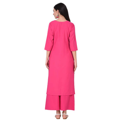 ZIYAA Women's Crepe Kurta