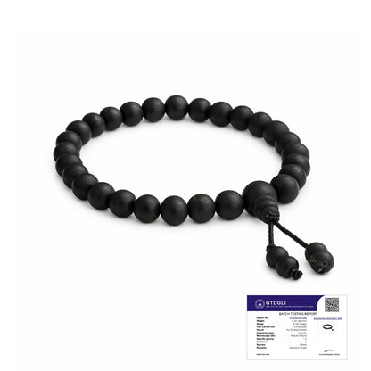 Astrotalk Karungali Malai Bracelet(8mm) | Certified Ebony Wood | Protection from Negative Energy, Focus & Mangal Dosha Relief | Bracelet for Men & Women | Ideal for Puja & Gift items