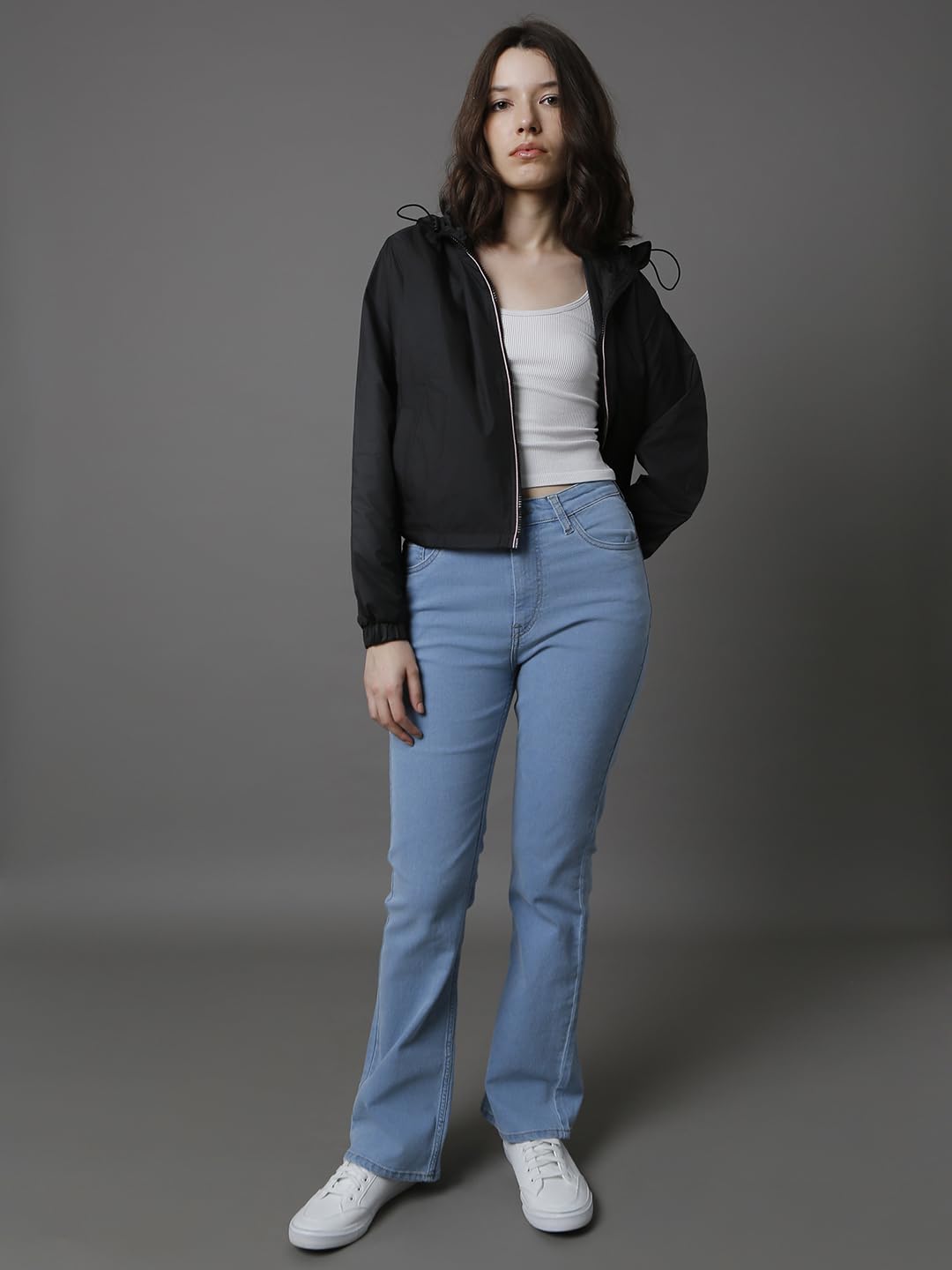 High Star WomenS Jacket (Hswjkw23002_Bk_Black