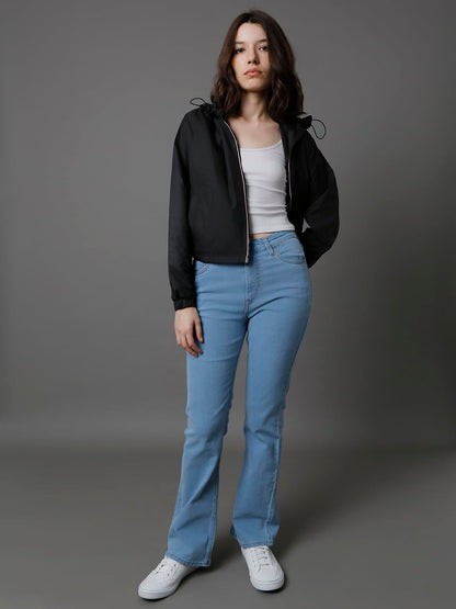High Star WomenS Jacket (Hswjkw23002_Bk_Black