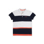 Pepe Jeans BoyS Striped Regular Fit T-Shirt (Pb540945_Peach Orange_Multi