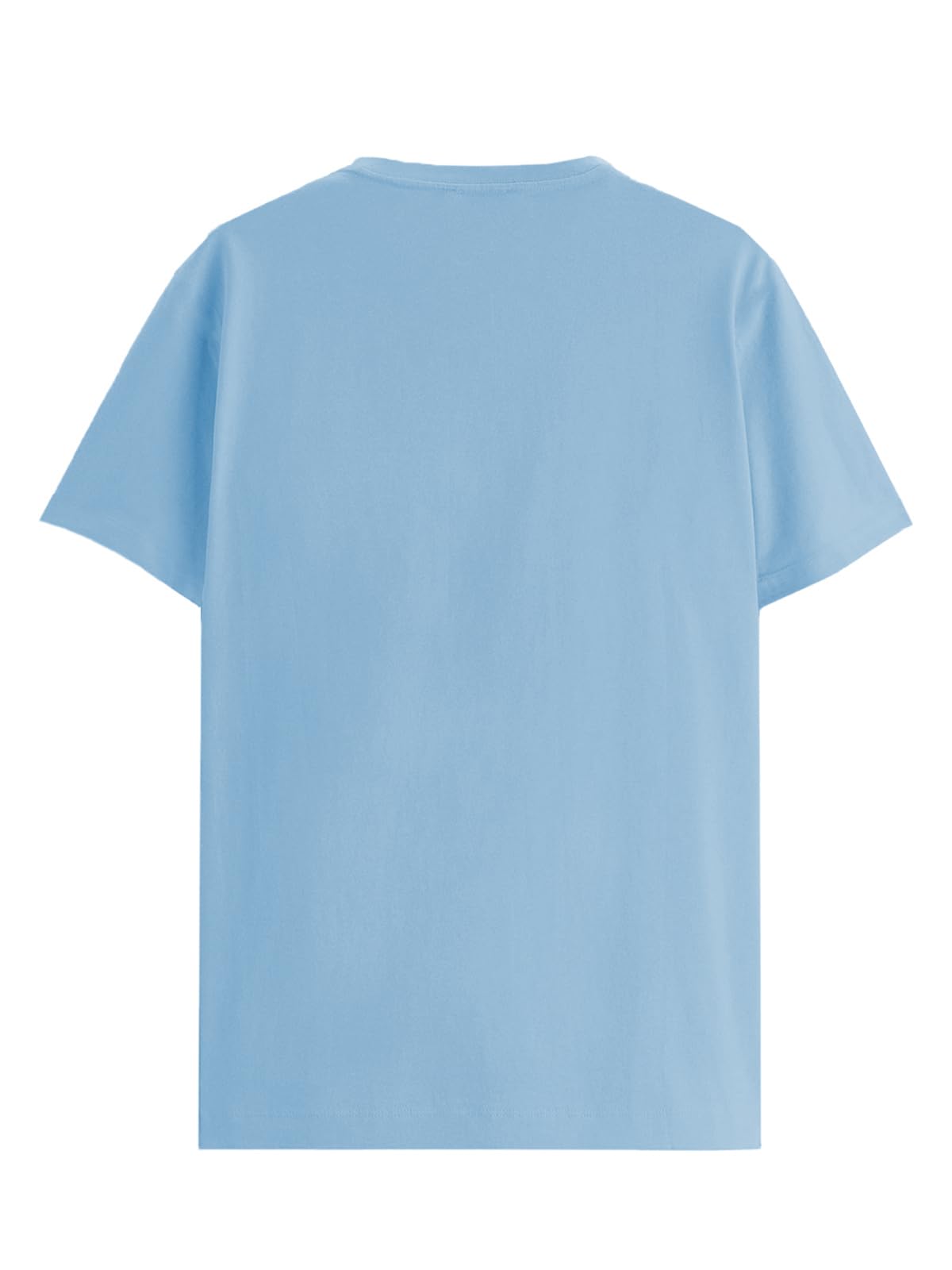 ADRO Mens V Neck T-Shirt|100% Combed Cotton T-Shirt|V-Neck Half Sleeve T-Shirt|VN24-M-PLN-SK