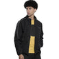 The Indian Garage Co Men Black Slim Fit Solid Bomber Jacket