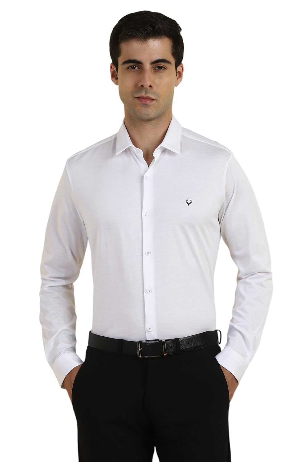 Allen Solly Men Solid Formal Full Sleeve Shirt