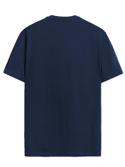 ADRO Men's Biker Design Printed 100% Cotton T-Shirt - Regular Fit, Printed T-Shirts for Men (RN24-KTM-NB_Navy)