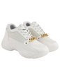 Shoetopia WomenS Suede Sneakers White