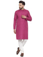 Jompers Mens Cotton Solid Kurta Payjama Set