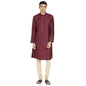 Fabindia MenS Viscose Silk Solids Comfort Kurta_Violet_Xs