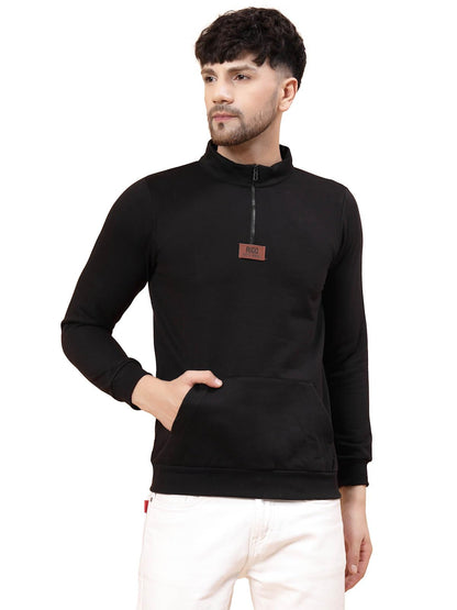 Rigo Cotton Fleece Casual Wear Printed Round Neck Sweatshirt for Men | Full Sleeves Regular Fit Sweatshirt for Men | Pullover Ho