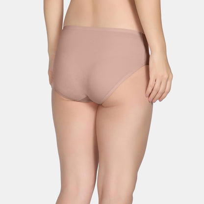 Zivame Womens Cotton Blend Classic Solid Hipster Panties (Pack of 3) (ZI28C0-Roeb Cho Fon B Bea_Roeb