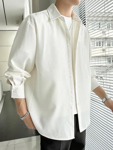 Leriya Fashion Textured Shirts for Men || Casual Shirt for Men || Shirt for Men|| Men Stylish Shirt || Men Fancy Shirt || (X-Lar