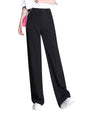Toochki Trousers for Women | Loose Fit Pant | Womens High-Waisted Pants | Trouser | Black Korean