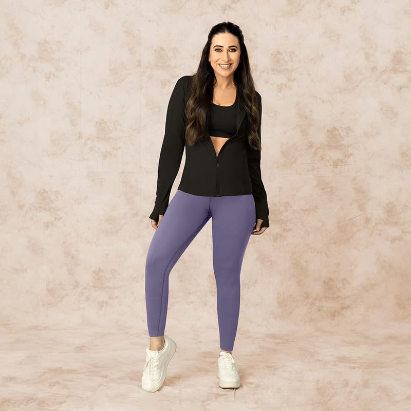 BlissClub The Ultimate Leggings Lite, Ankle Length Tights for Women for Gym, Yoga and Workout with High Waist,Tall Variant